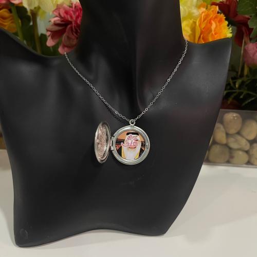 قلادة حفر ليزر بصورة شخصية