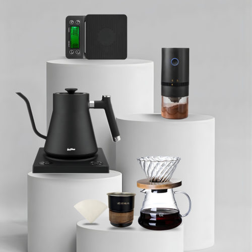 بكج أدوات القهوة الكهربائية