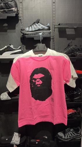 T-shirt APE X Burburry blanc
