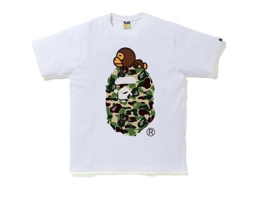 T-shirt APE X Burburry blanc