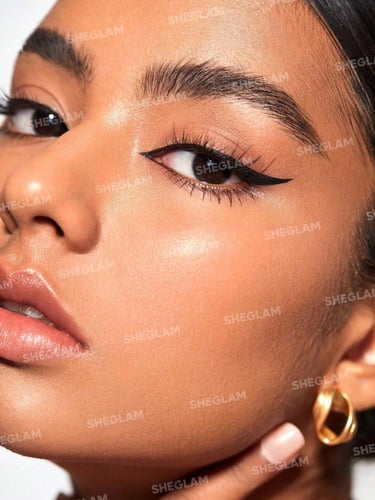 قلم آيلاينر ثنائي الأطراف من شيجلام - أسود مالتي-ت...