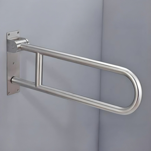 مسكة مقبض كبار السن متحركة بقاعدة جداري 70 سم كروم...