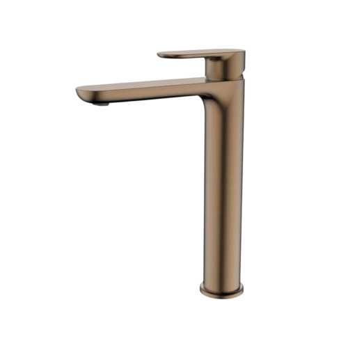 خلاط مغسلة طويل مرتفع ذهبي نحاسي موديل TS-310510 -...