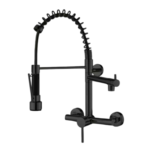 خلاط مجلى متحرك سستة جداري خطين (مخرجين للمياه) مو...