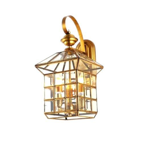 أبليك جداري خارجي I602/3L مودرن ذهبي - فري لايت Fr...