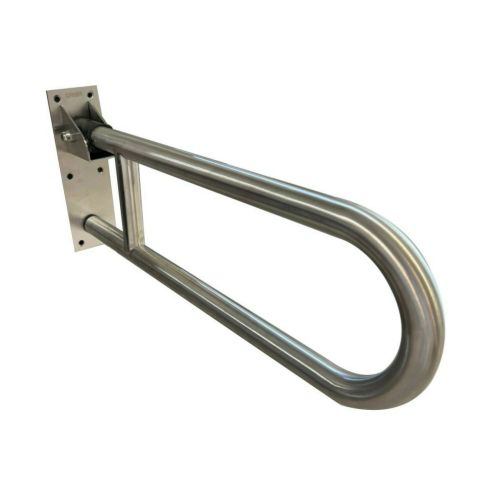 مسكة كبار السن بقاعدة جداري 60 سم كروم مطفي - اوري...