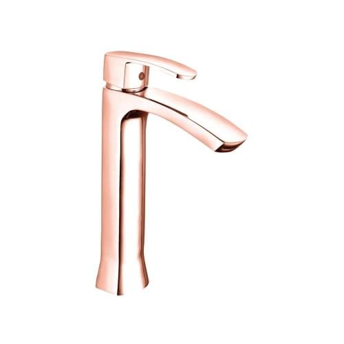 خلاط مغسلة شلال عالي روز جولد ليما LIMA LM 2104