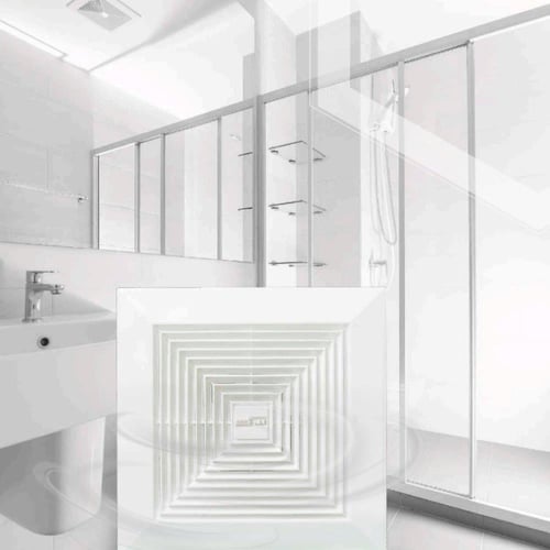 مروحة شفط سقفي دكت 14 انش 35×35 6 بوصة - الرائد ال...