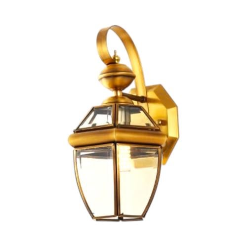 أبليك خارجي جداري I610/1S مودرن ذهبي - فري لايت Fr...