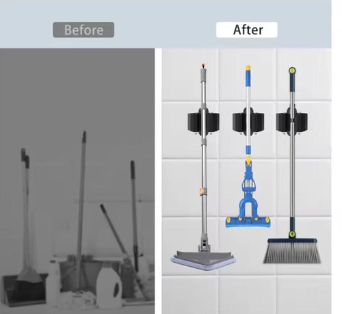 خطاف التعليق اسود لاستخدامات عديدة قطعتين