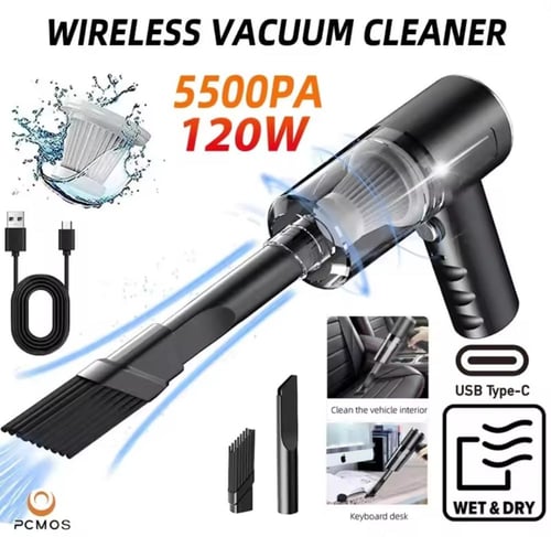 مكنسة كهربائية يدوية صغيرة محمولة للسيارة والمنزل