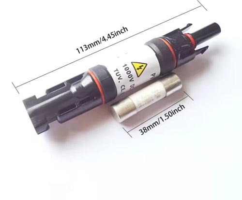 موصل بفيوز حماية للكيابل والأنظمة الشمسية 10A/15A/...