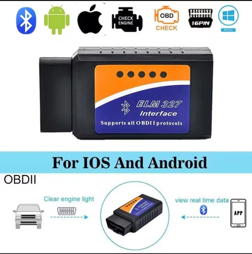 فحص اعطال السيارة بالبلوتوث أسود