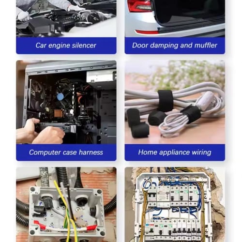 لاصق قماشي مقاوم للحرارة لتغليف التمديدات وعزلها ١...
