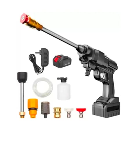 مضخة غسيل للسيارات ببطارية