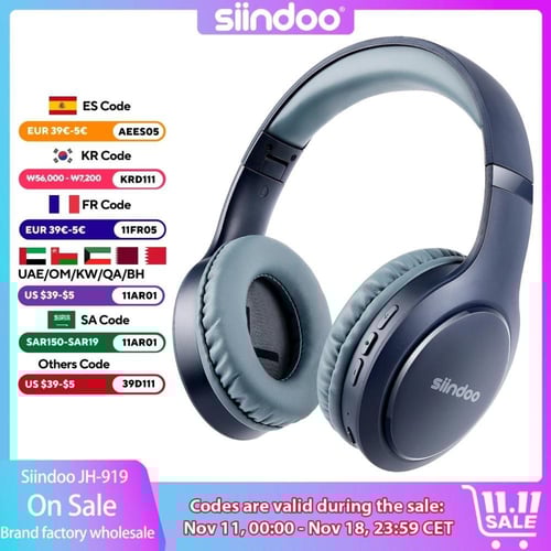 Siindoo JH-919 سماعات بلوتوث لاسلكية