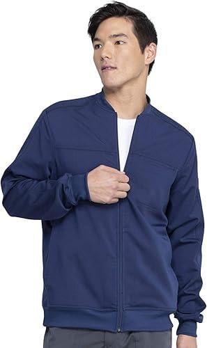 Dickies Balance Men Warm Up Scrubs Jacket Zip Fron...