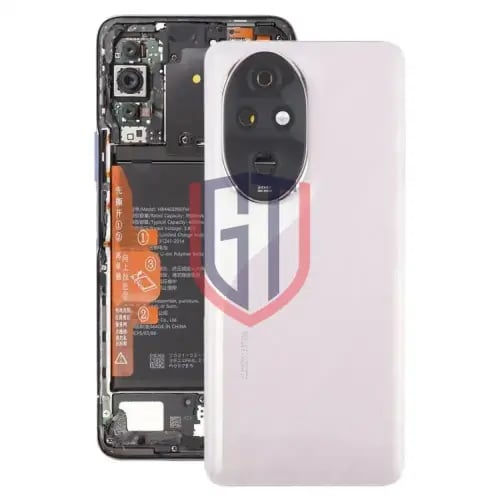 غطاء البطارية الخلفي OEM لهاتف Honor 200 Pro - ورد...
