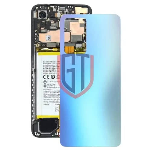 غطاء خلفي زجاجي للبطارية لهاتف OPPO Reno7 Pro 5G