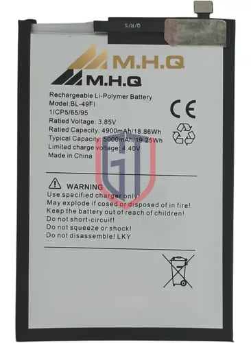 بطارية M.H.Q BL-49FI عالية السعة لهاتف إيتيل P36/P...
