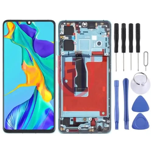 شاشة OLED LCD الأصلية لهاتف Huawei P30 محول رقمي ت...