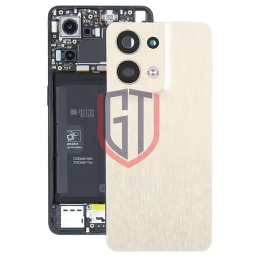 ل OPPO Reno8 الغطاء الخلفي الأصلي للبطارية مع غطاء...