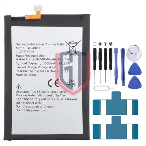 بطارية Tecno POP 5 BL-48BT 5000mAh - استبدال فوري
