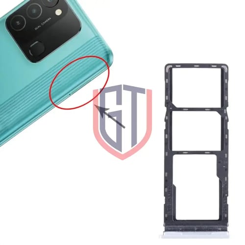 منفذ مدخل بيت الشريحة لهاتف Tecno Spark 8C KG5k