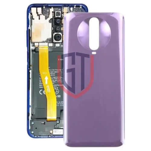 غطاء خلفي زجاجي للبطارية لهاتف Xiaomi Poco X2