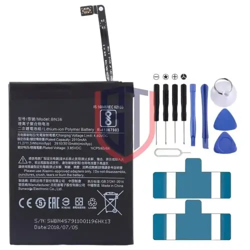 BN36 لبطارية شاومي Mi 6X / A2