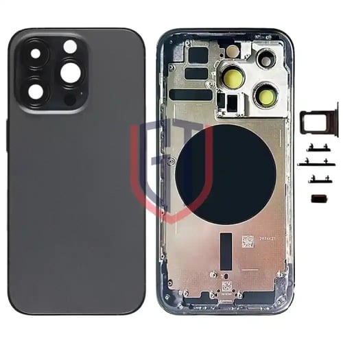 جرم لجهاز iPhone 14 Pro مع مفاتيح جانبية ودرج بطاق...