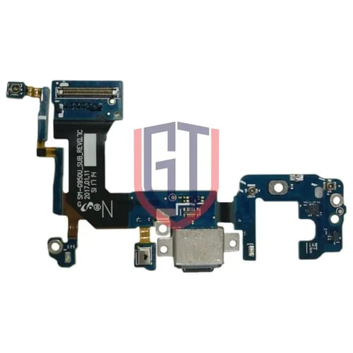 كابل مرن لمنفذ الشحن مع ميكروفون لهاتف Galaxy S8 G...