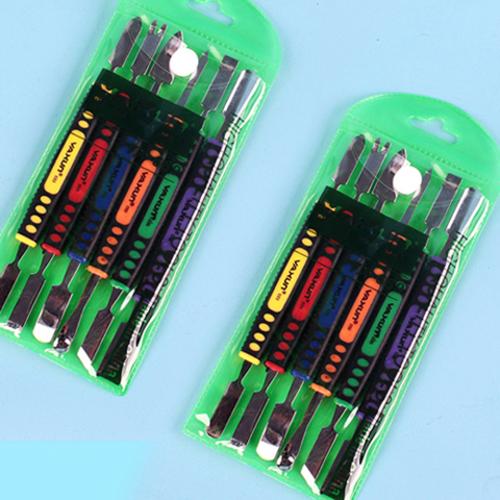 YAXUN YX-689 6-PIECE DUAL-END METAL SPUDGER SET مف...