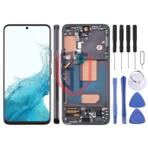 شاشة LCD TFT كاملة مع إطار لهاتف سامسونج جالاكسي S...