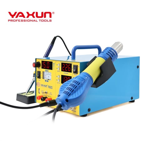 YAXUN YX-703D 3-IN-1 HOT AIR REWORK SOLDERING STAT...
