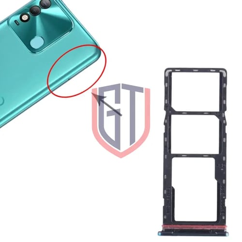منفذ مدخل بيت الشريحة لهاتف Tecno Spark 8