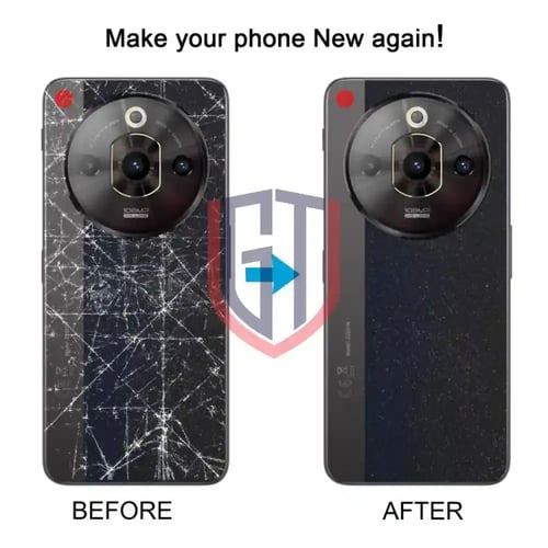 غطاء خلفي زجاجي للبطارية مع لاصق / غطاء عدسة الكام...