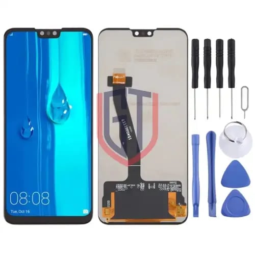 شاشة LCD مسننة لهاتف Huawei Y9 2019
