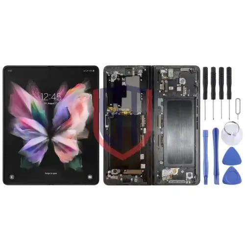 شاشة LCD الرئيسية الأصلية لهاتف Samsung Galaxy Z F...