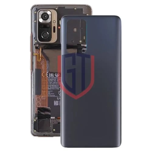 غطاء خلفي زجاجي للبطارية لهاتف شاومي ريدمي نوت 10...