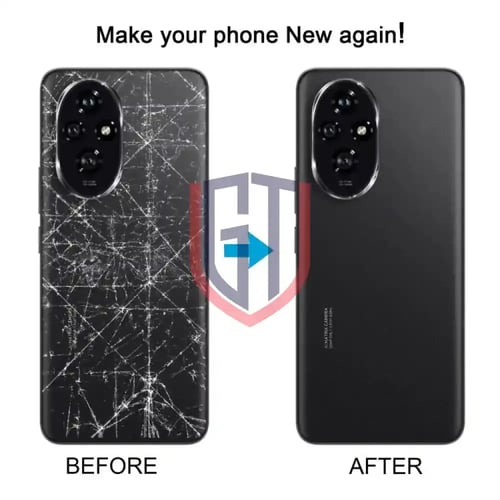 غطاء البطارية الخلفي OEM لهاتف Honor 200 مع غطاء ع...