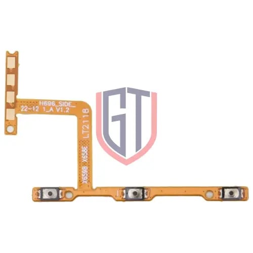 كيبل زر التشتغل والصوت TECNO CAMON 17 CG6 CG6J