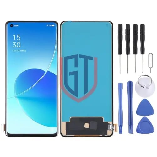 شاشة بديل لجوال OPPO Reno6 Pro+ 5G مع محول رقمي كا...