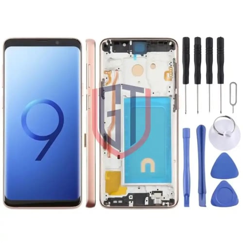 شاشة LCD TFT كاملة مع إطار لهاتف سامسونج جالاكسي S...