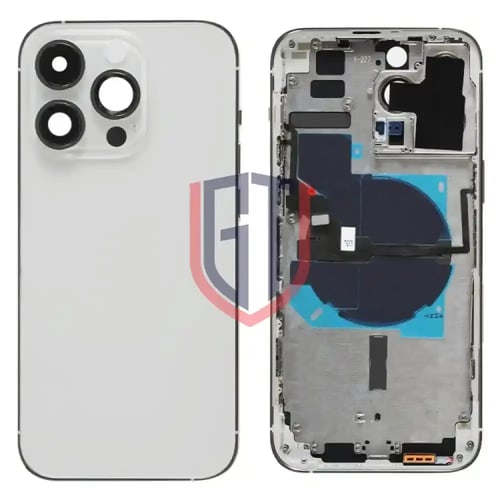 جرم لهاتف iPhone 14 Pro Max مع كابل مرن للطاقة + ا...