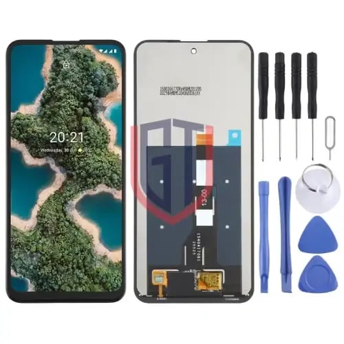 LCD Screen and Digitizer Full Assembly for Nokia X20(Black)