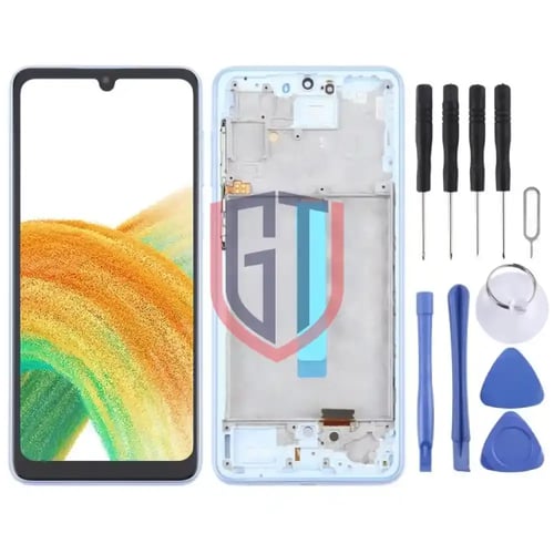 شاشة OLED LCD مقاس 6.36 بوصة لهاتف Samsung Galaxy...