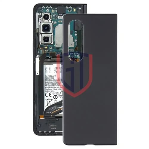 غطاء خلفي زجاجي للبطارية لهاتف Samsung Galaxy Z Fo...