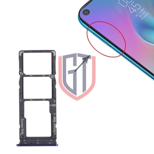 منفذ مدخل بيت الشريحة لهاتف Tecno Camon 12 Air CC6