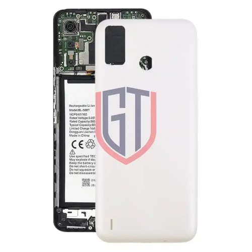 غطاء خلفي للبطارية لهاتف Tecno Spark 6 Go